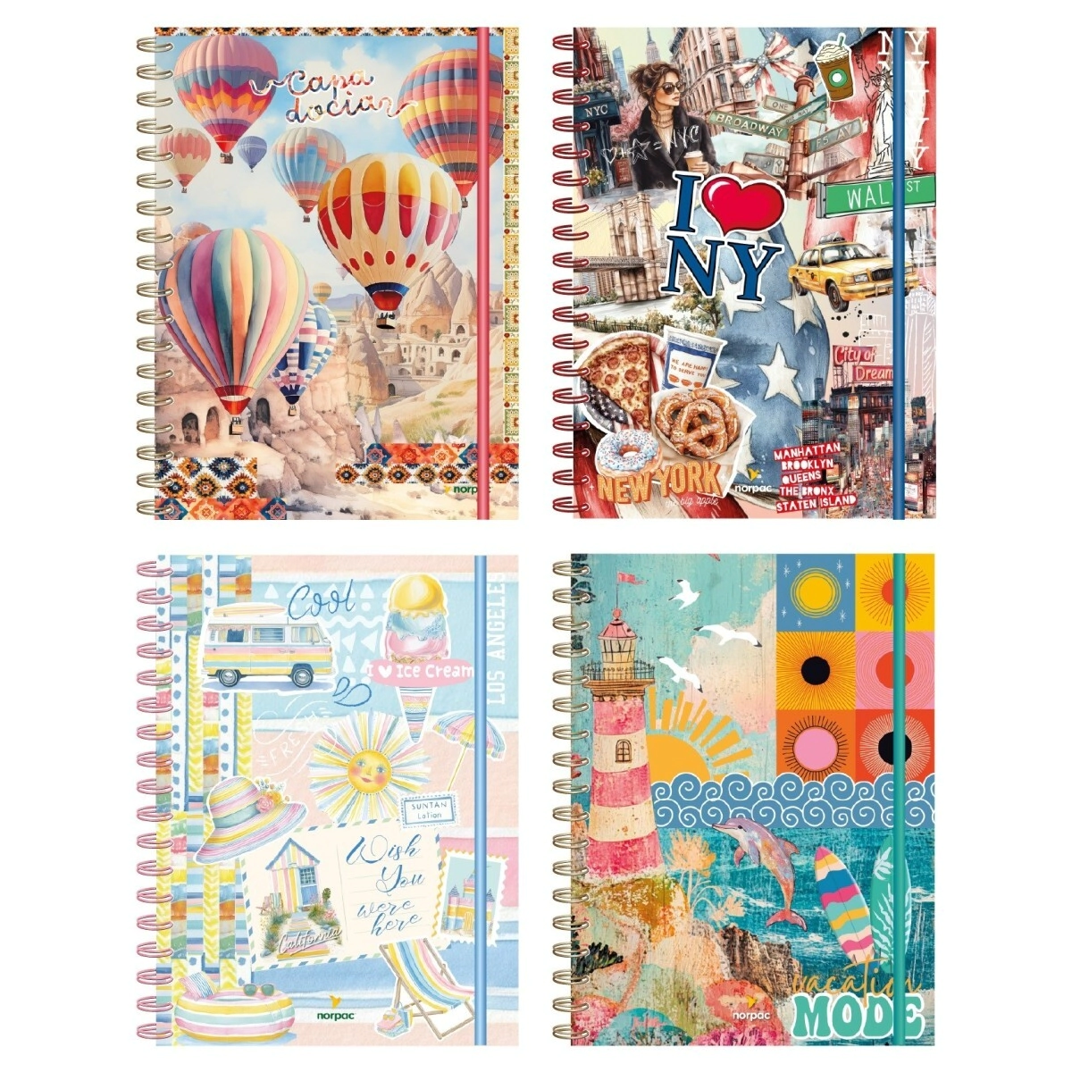 Cuaderno 15x21 Tapa Dura - 90h (60R 20L 8COL 2 INICIO) Linea LIVELY