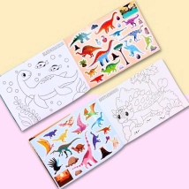 Album + stickers Reusables Dino