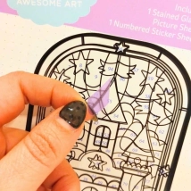 Kit de Vitral con Sticker - Castillo