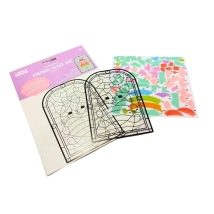 Kit de Vitral con Sticker - Gatito