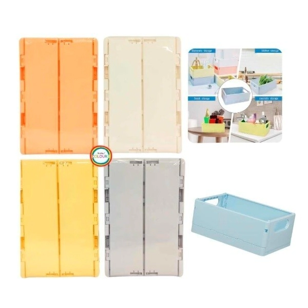 Caja de almacenamiento plegable - Lisa varios colores