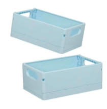 Caja de almacenamiento plegable - Lisa varios colores