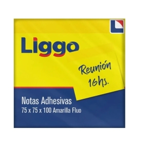 Nota Autoadhesivas 75x75x100 Rosa fluo