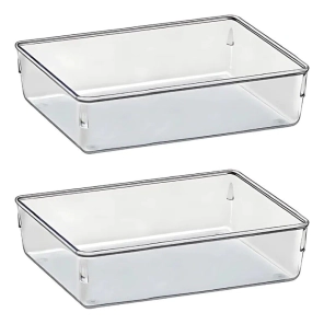 POTES ORG. MODULAR CUADRADO GRANDE 2 POTES DE 24X16X5.5CM C/U