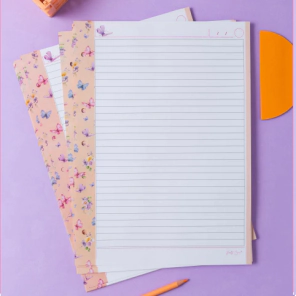 REPUESTO A4 CON DISE&Ntilde;O RAYADO X 80 HOJAS 80GRS. V10900