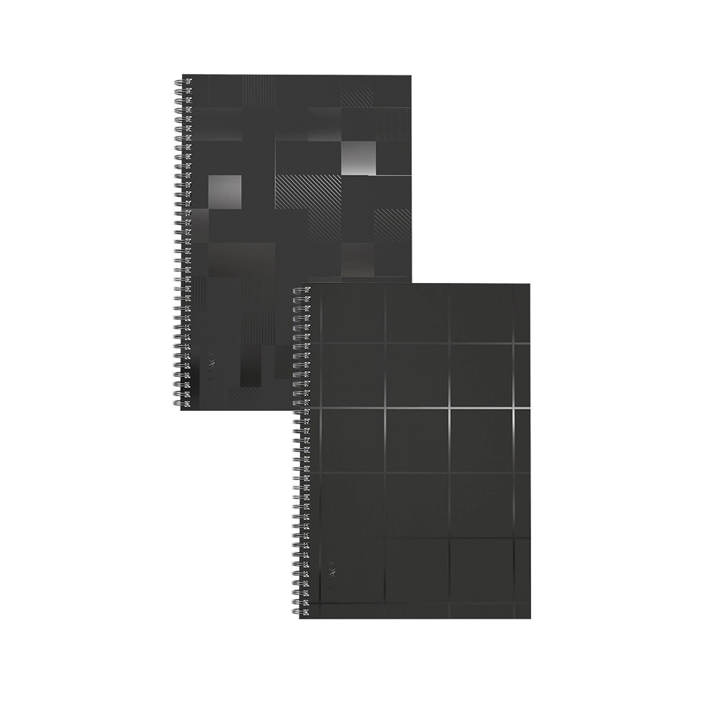 CUAD. B-PACK A4 SEMIRRIGIDO BLACK 80hjs RY