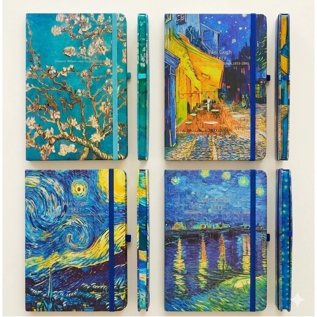 Libreta A6 Van Gogh 80 paginas Rayadas