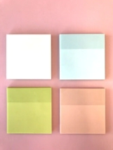 NOTAS ADHESIVAS 76X76MM TRANSPARENTES HIELO