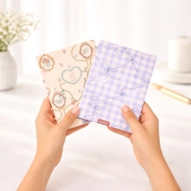 LIBRETAS 12X17 TAPA BLANDA X2 - COQUETTE 2.0 RAYADA / VICHY LISA