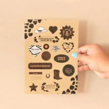 STICKERS A5 ANIMAL PRINT