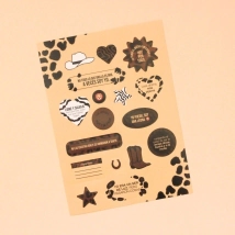 STICKERS A5 ANIMAL PRINT