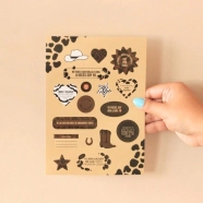 STICKERS A5 ANIMAL PRINT