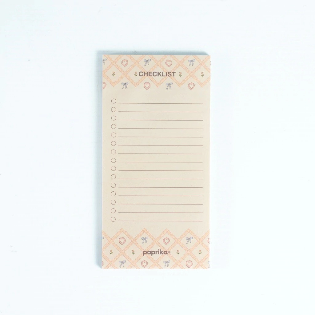 CHECKLIST ADHESIVO 7X14 LA VIE EN ROSE