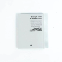 JOURNAL DE GRATITUD 14X19 TAPA DURA COLOR BLOCK - OFF WHITE