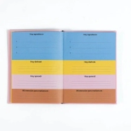 JOURNAL DE GRATITUD 14X19 TAPA DURA COLOR BLOCK - ROSITA
