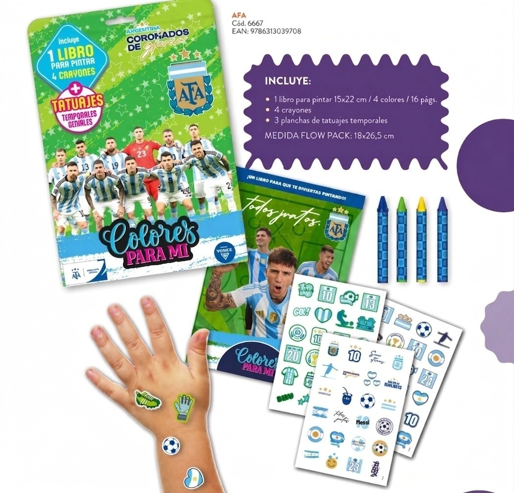 FLOW PACK COLORES PARA COLOREAR