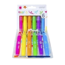 CRAYONES SOFT ACUARELABLES X 6 NEON