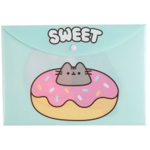 Sobre A4 con boton Pusheen