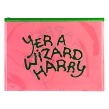 Sobre A4 con cierre zip Harry Potter