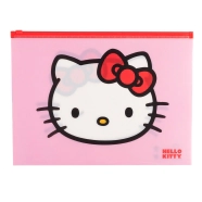 Sobre A4 con cierre zip Hello Kitty
