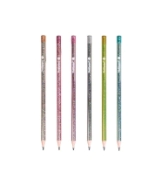 LAPIZ DE GRAFITO METALLIC COLLECTION HB SIN GOMA TUBO X 36