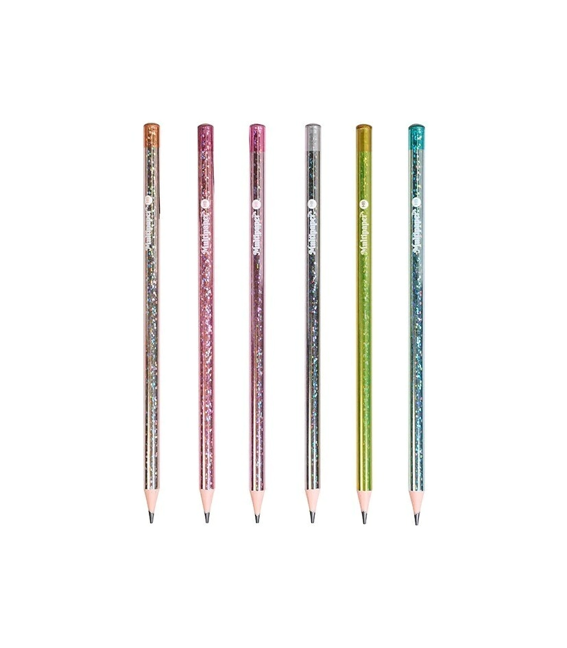 LAPIZ DE GRAFITO METALLIC COLLECTION HB SIN GOMA TUBO X 36