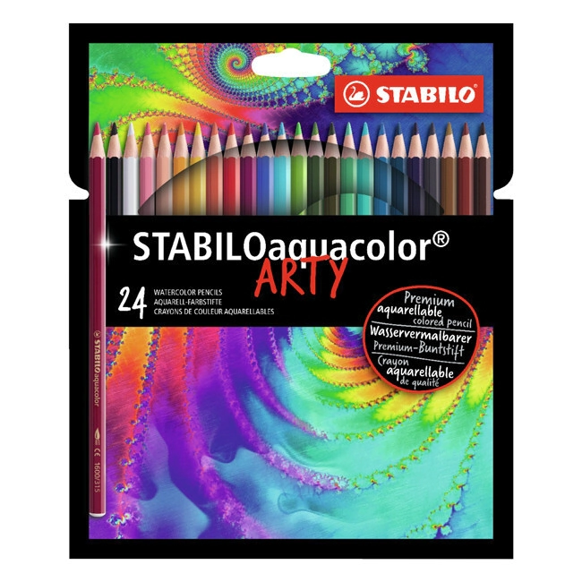 LAPICES AQUACOLOR ARTY ESTUCHE x 24 L CARTON
