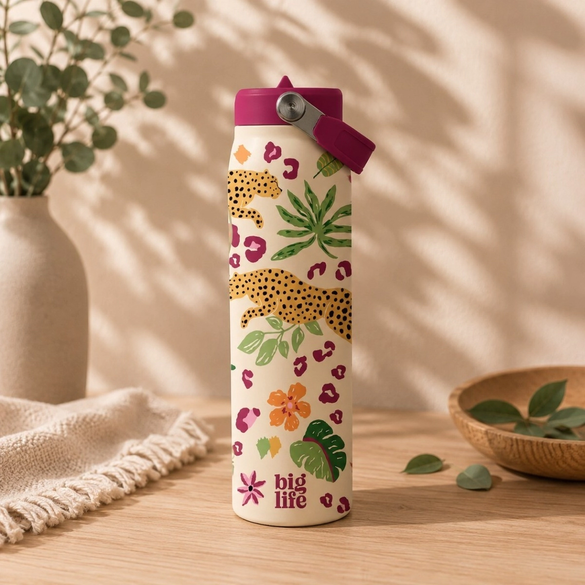 BOTELLA TREKKA LEOPARDO 1L