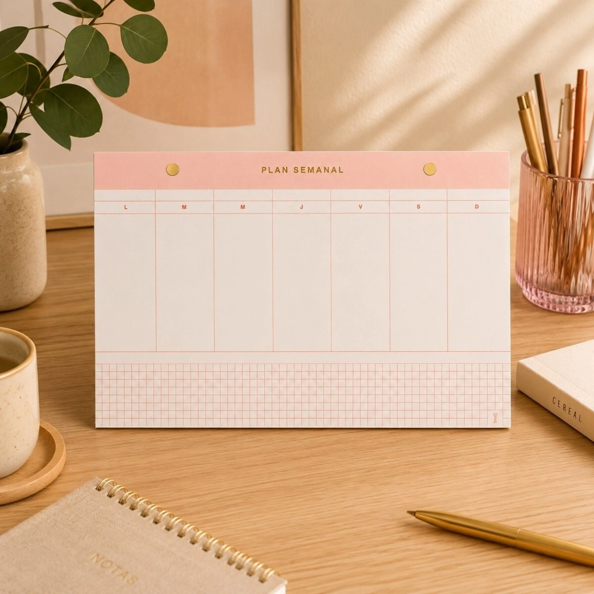 Organizador 17x25 Planner semanal
