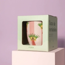 Taza de cer&aacute;mica Ojos