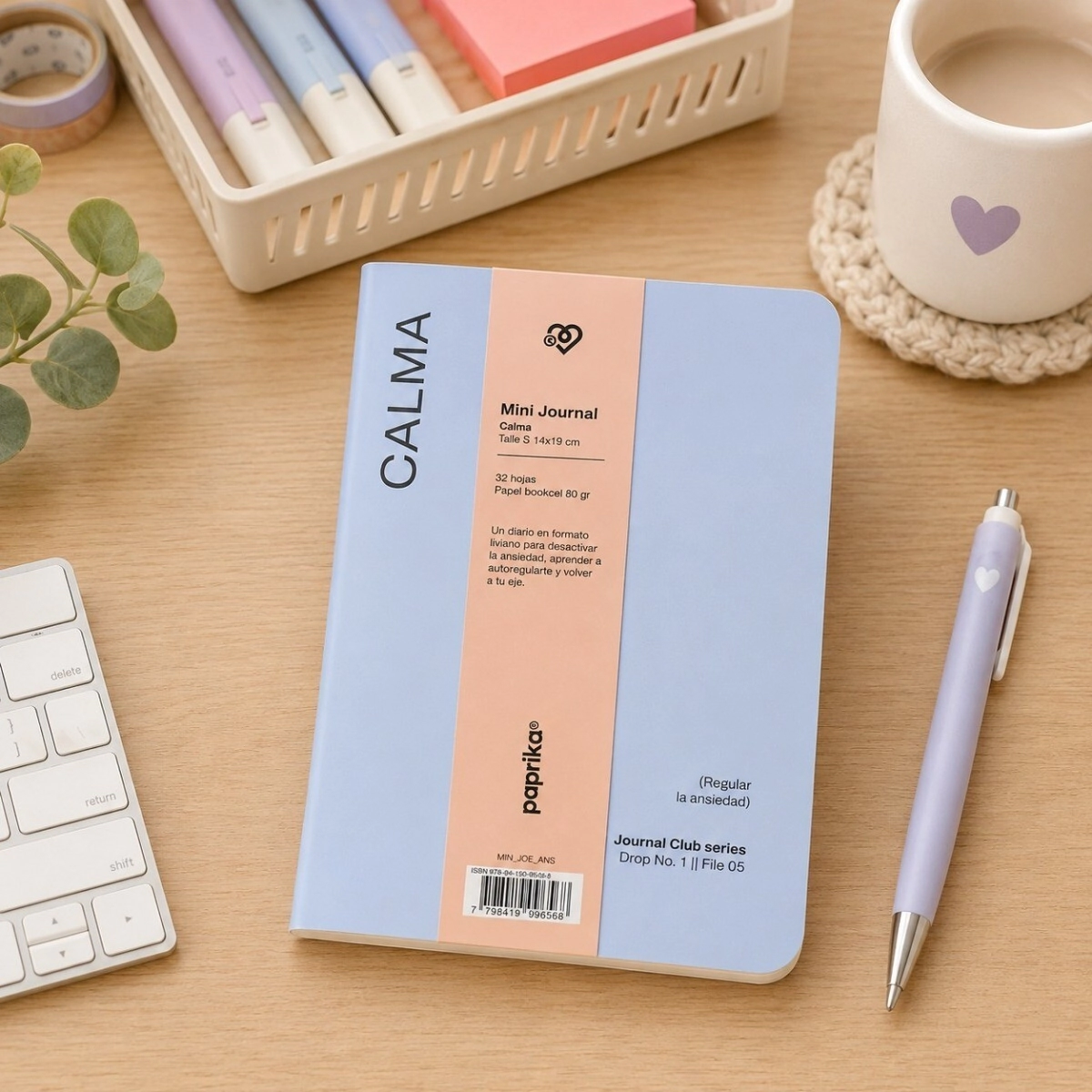 MINI JOURNAL 14*19 TAPA BLANDA ANSIEDAD