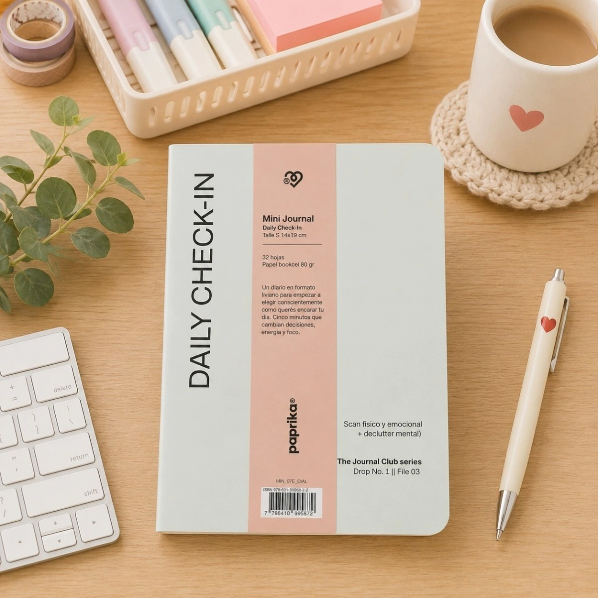 MINI JOURNAL 14*19 TAPA BLANDA DIALY CHECKIN