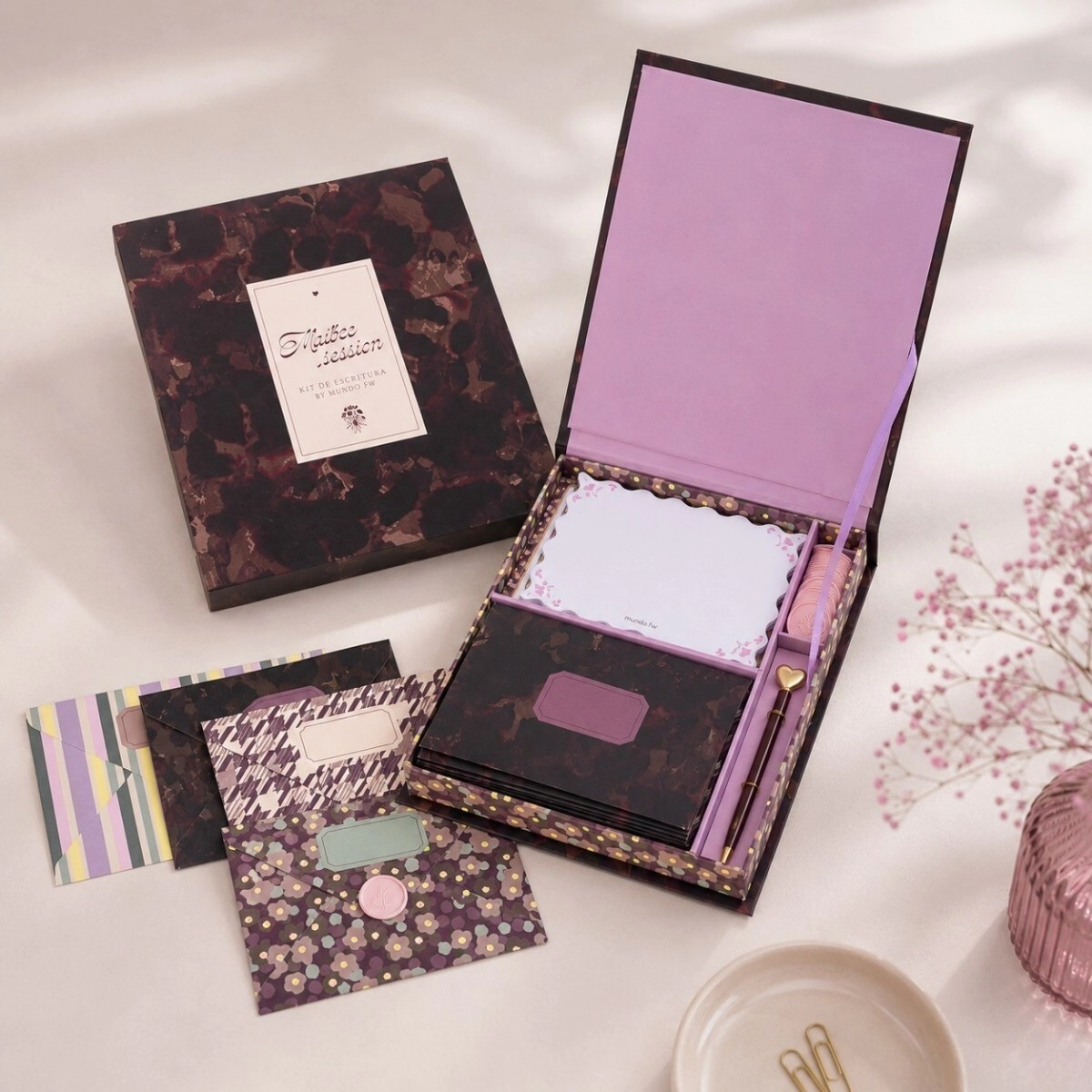 Set de escritura FW Malbec
