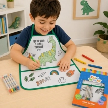 Kit coloreo delantal Fun World Roar
