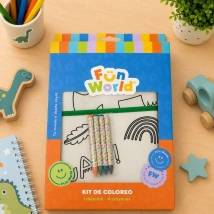 Kit coloreo delantal Fun World Roar