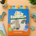Kit coloreo delantal Fun World Roar