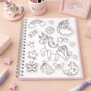 Kit sticker book Fun World Rainbow