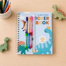 Kit sticker book Fun World Roar