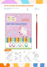 Set acuarelas Fun World Rainbow