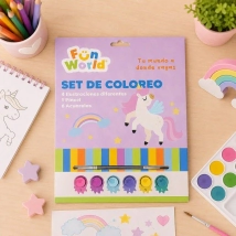 Set acuarelas Fun World Rainbow