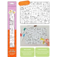 Mat de silicona coloreable Fun World Rainbow