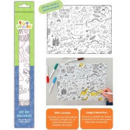 Mat de silicona coloreable Fun World Roar