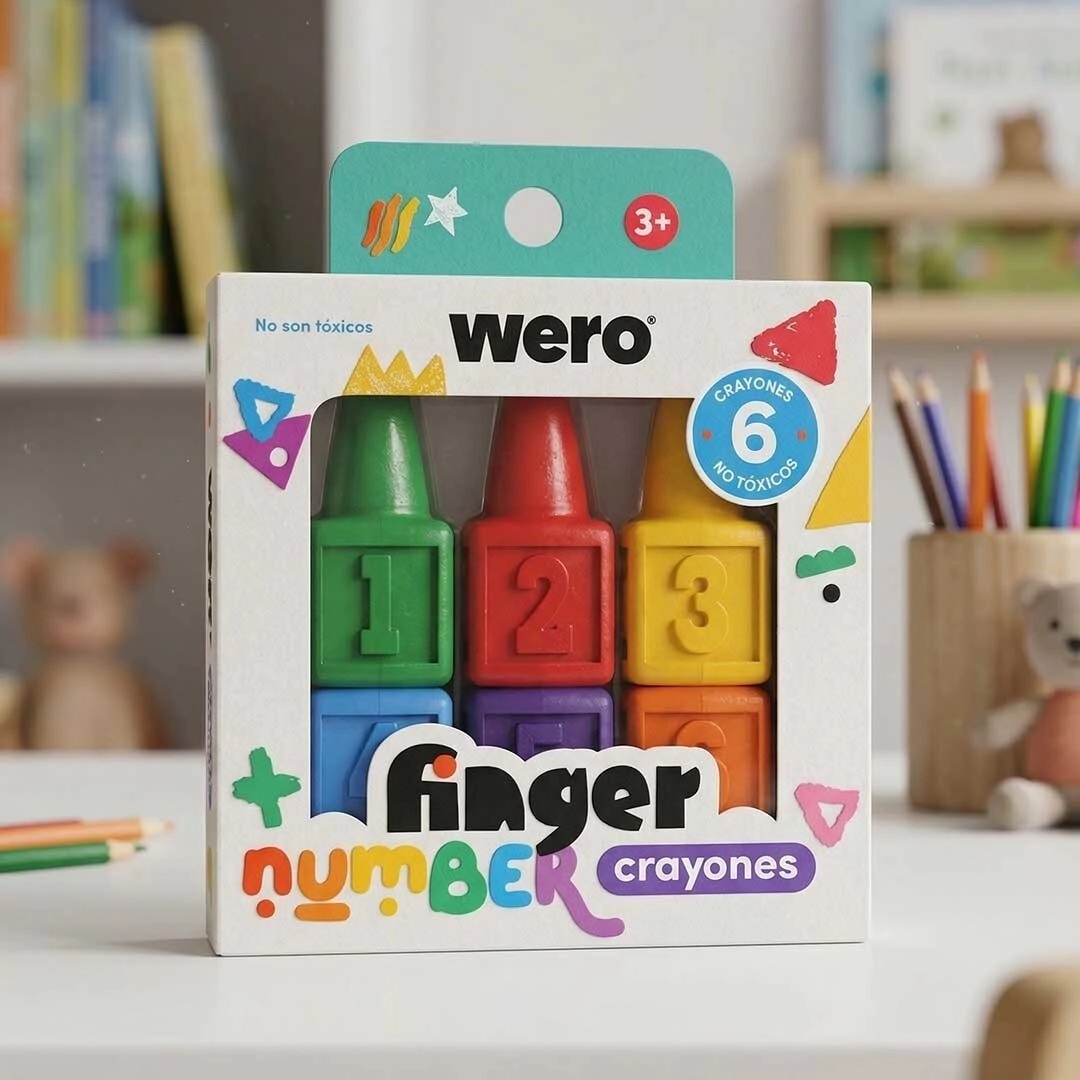 Crayones Finger Number