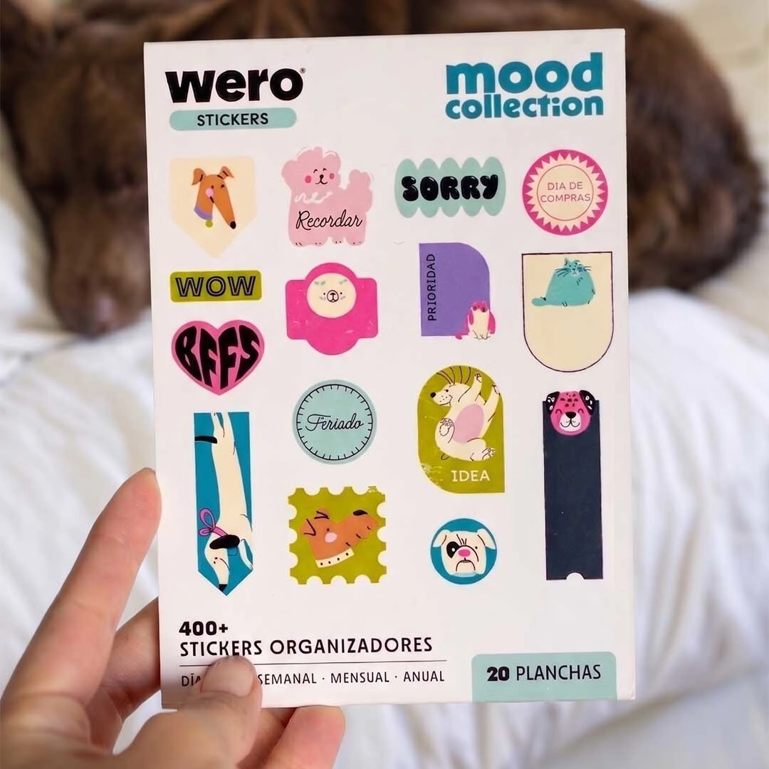 Block Sticker Mood Collection 4 designs