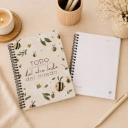 CUADERNO A5 TAPA BLANDA RAYADO ESPIRAL