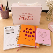 KIT SURTIDO CON ORGANIZADOR A5 PUEDE VARIAR LA TAPA DEL ORGANIZADOR