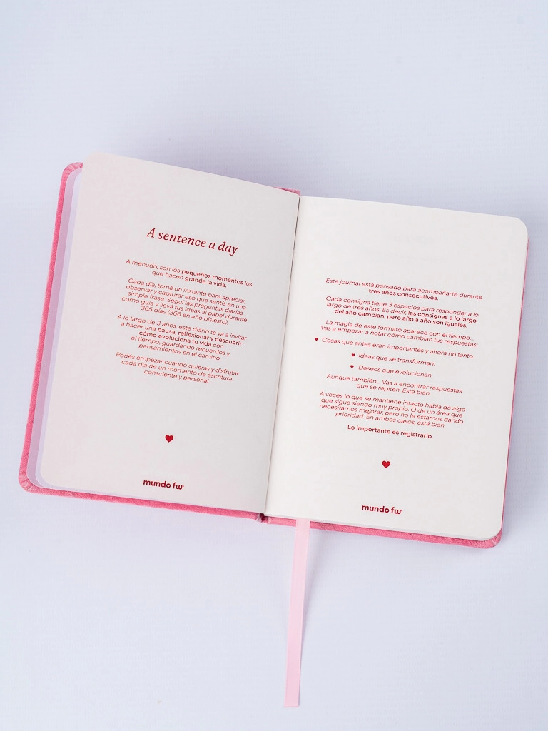 AGENDA FW JOURNAL A SENTENCE A DAY CAJA + BOLIG 2027
