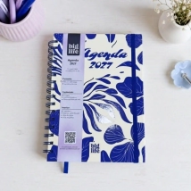 AGENDA 16X22 SEMANA A LA VISTA BLUE ORGANIC