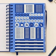 AGENDA 16X22 DIA POR PAGINA BLUE ORGANIC