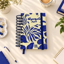 AGENDA 10X15 DIA POR PAGINA BLUE ORGANIC